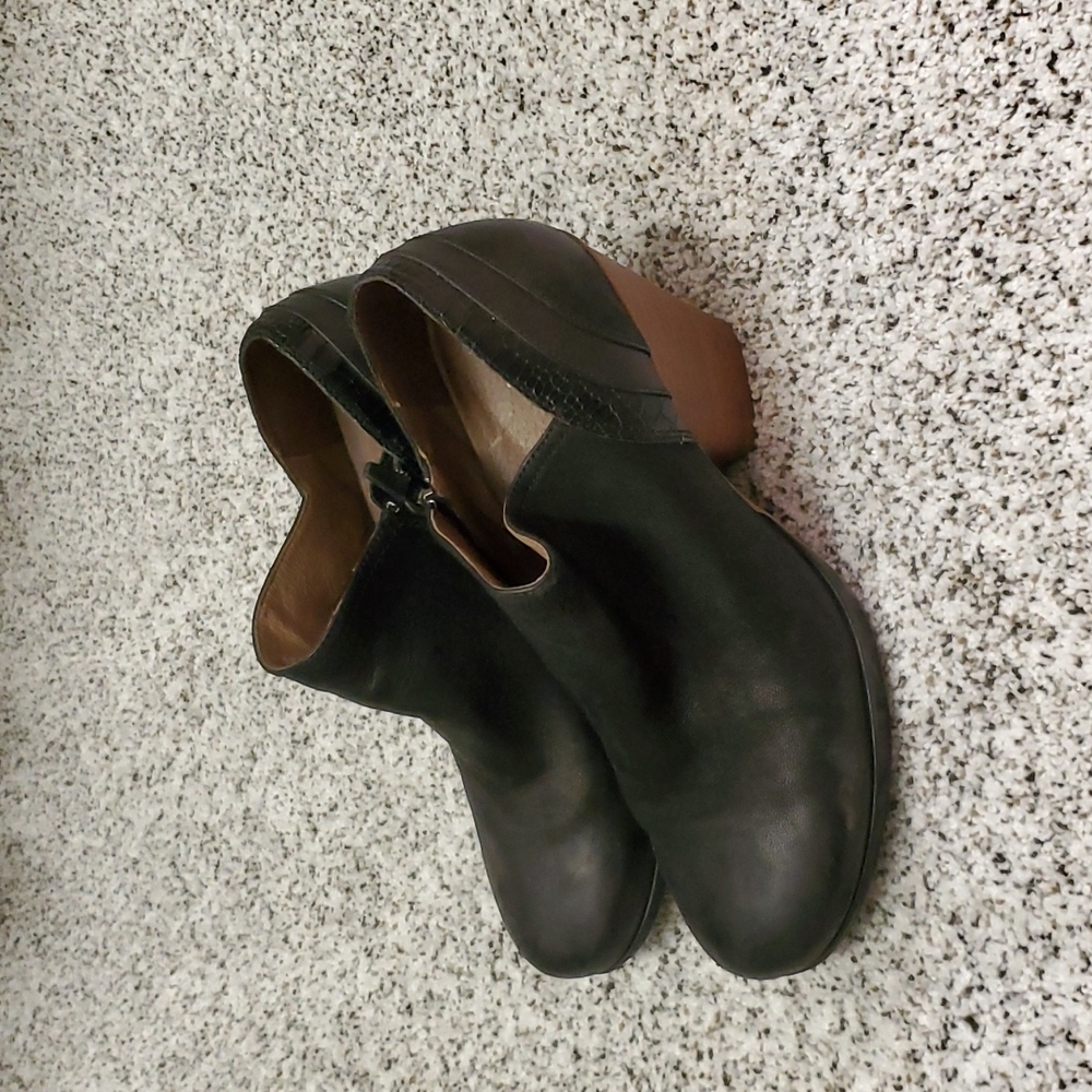 Dansko leather booties
